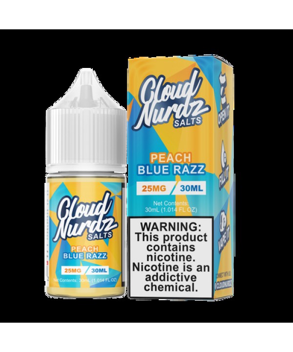 Peach Blue Razz By Cloud Nurdz Salts E-Liquid