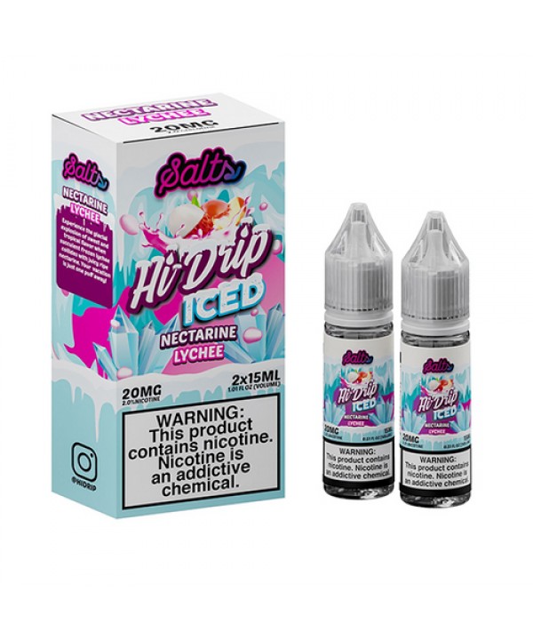 Nectarine Lychee ICED Salt By Hi-Drip E-Liquid