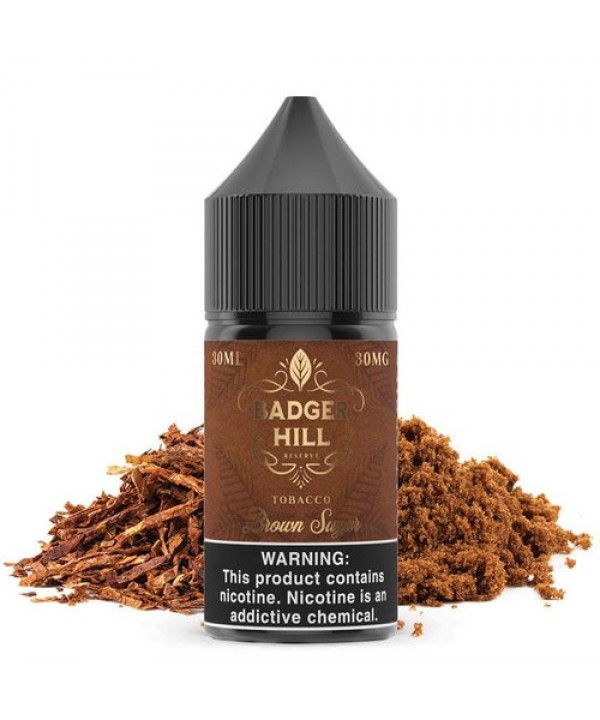 Brown Sugar by Badger Hill Reserve Salt E-Liquid