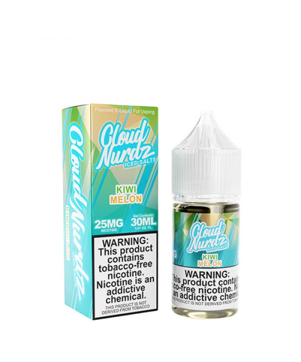 Iced Kiwi Melon by Cloud Nurdz TFN Salts E-Liquid