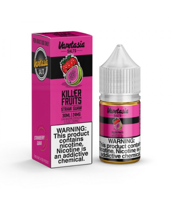 Killer Fruits Straw Guaw by Vapetasia Tobacco-Free Nicotine Salts Series E-Liquid