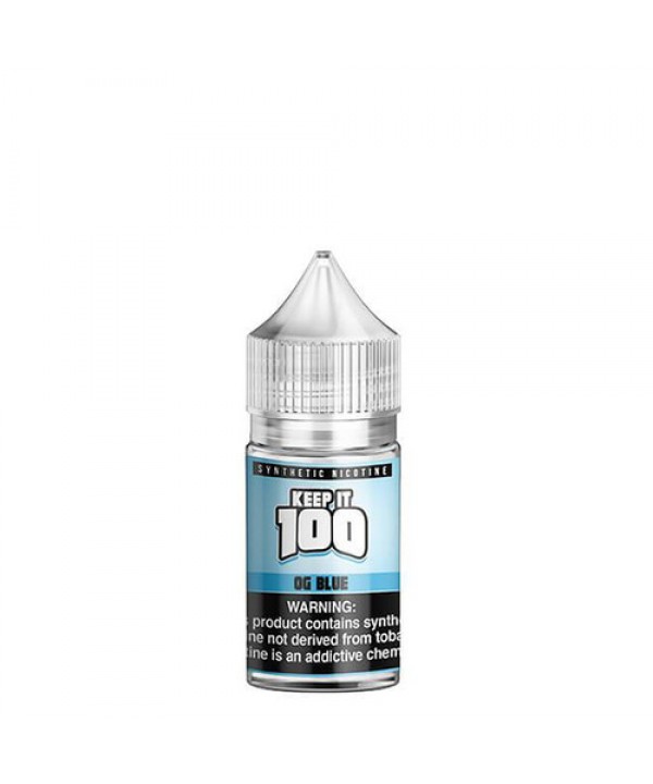 Blue by Keep It 100 Tobacco-Free Nicotine Salt E-L...