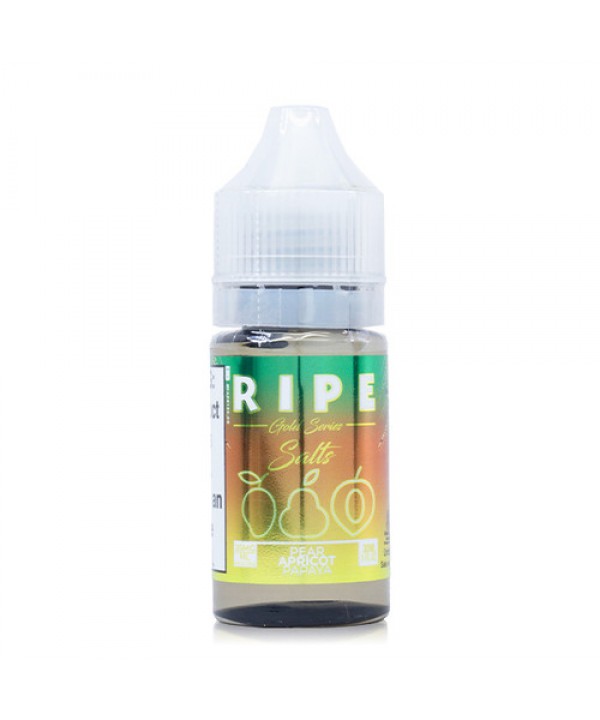 Pear Apricot Papaya Salt By Ripe E-Liquid Gold Ser...