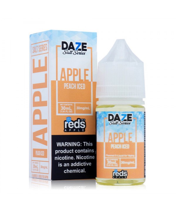 Peach Iced by Reds TFN Salt E- Liquid