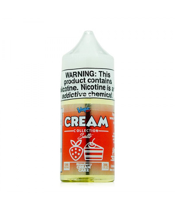 Strawberry Cream Cake Salt By Vape 100 Cream E-Liq...