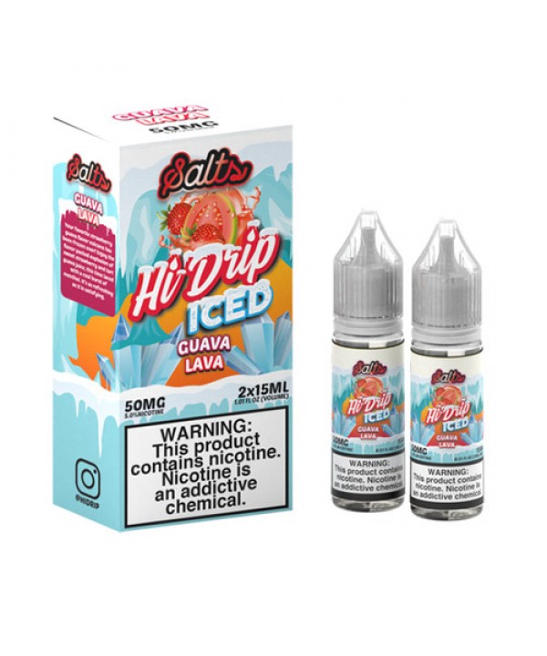 Guava Lava ICED Salts By Hi-Drip E-Liquid