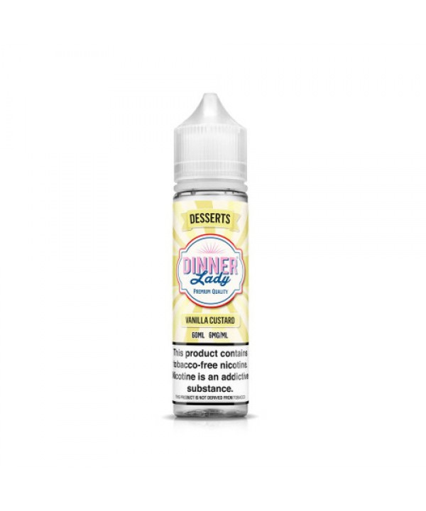 Vanilla Custard by Dinner Lady Tobacco-Free Nicotine Series E-Liquid