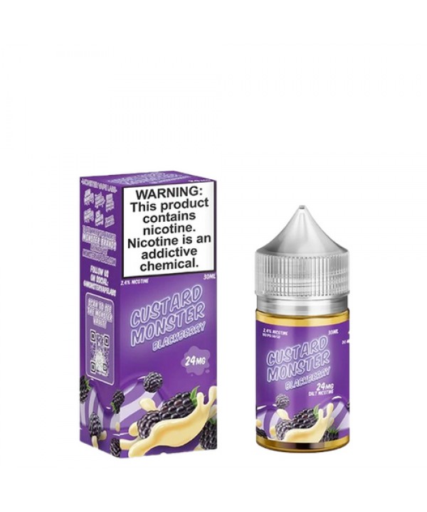 Blackberry By Custard Monster Salts E-Liquid