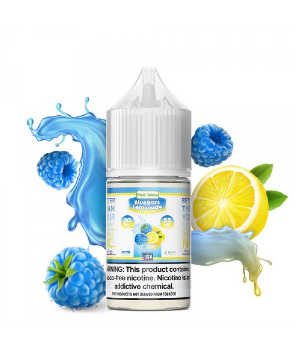 Blue Razz Lemonade by Pod Juice Salt