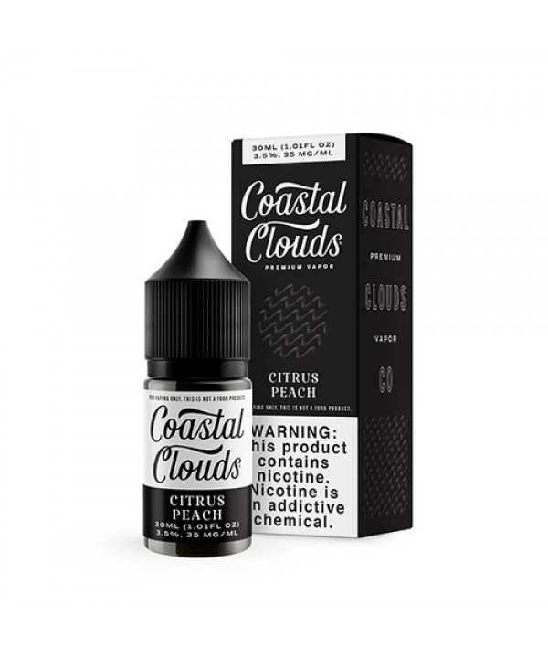 Citrus Peach By Coastal Clouds Salt E-Liquid (Suga...