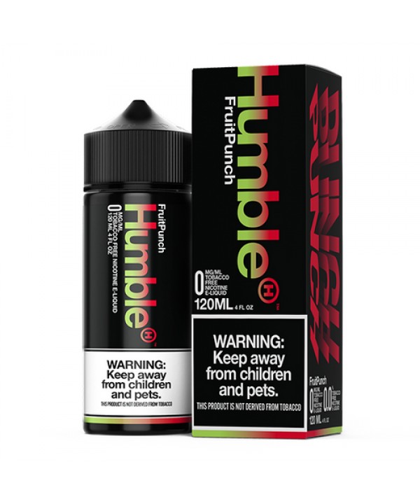 Fruit Punch Tobacco-Free Nicotine By Humble E-Liqu...