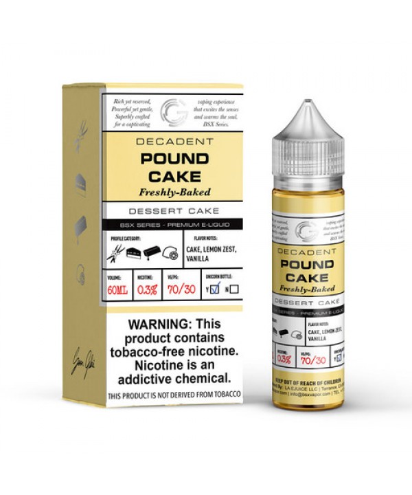 Pound Cake by GLAS BSX E-Liquid