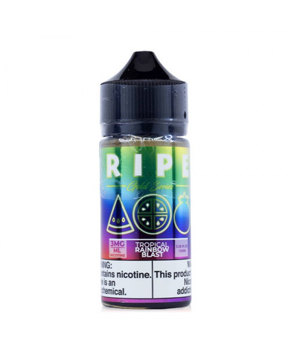 Tropical Rainbow Blast By Ripe E-Liquid Gold Serie...