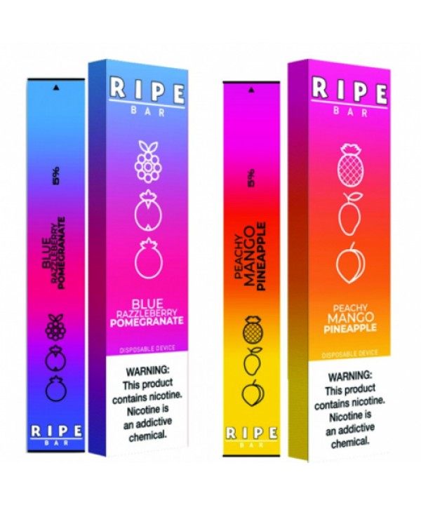 Vape 100 Ripe Bar Disposable E-Cigs | 300 Puffs