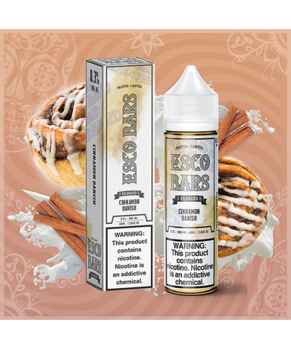 Cinnamon Danish by Esco Bars Eliquid 60mL