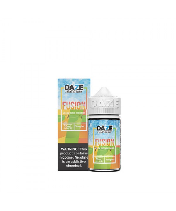 Yellow Green Red Mango Iced by 7Daze Fusion Salt 3...