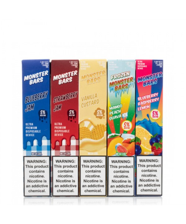 Monster Bars Disposable | 2500 Puffs | 6mL